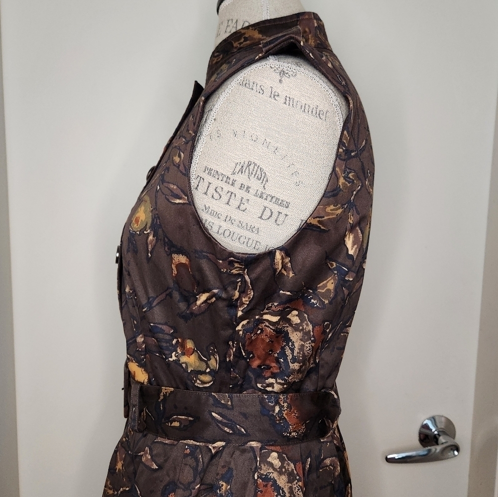 Vintage LL Bean belted midi dress - Picture 6 of 15